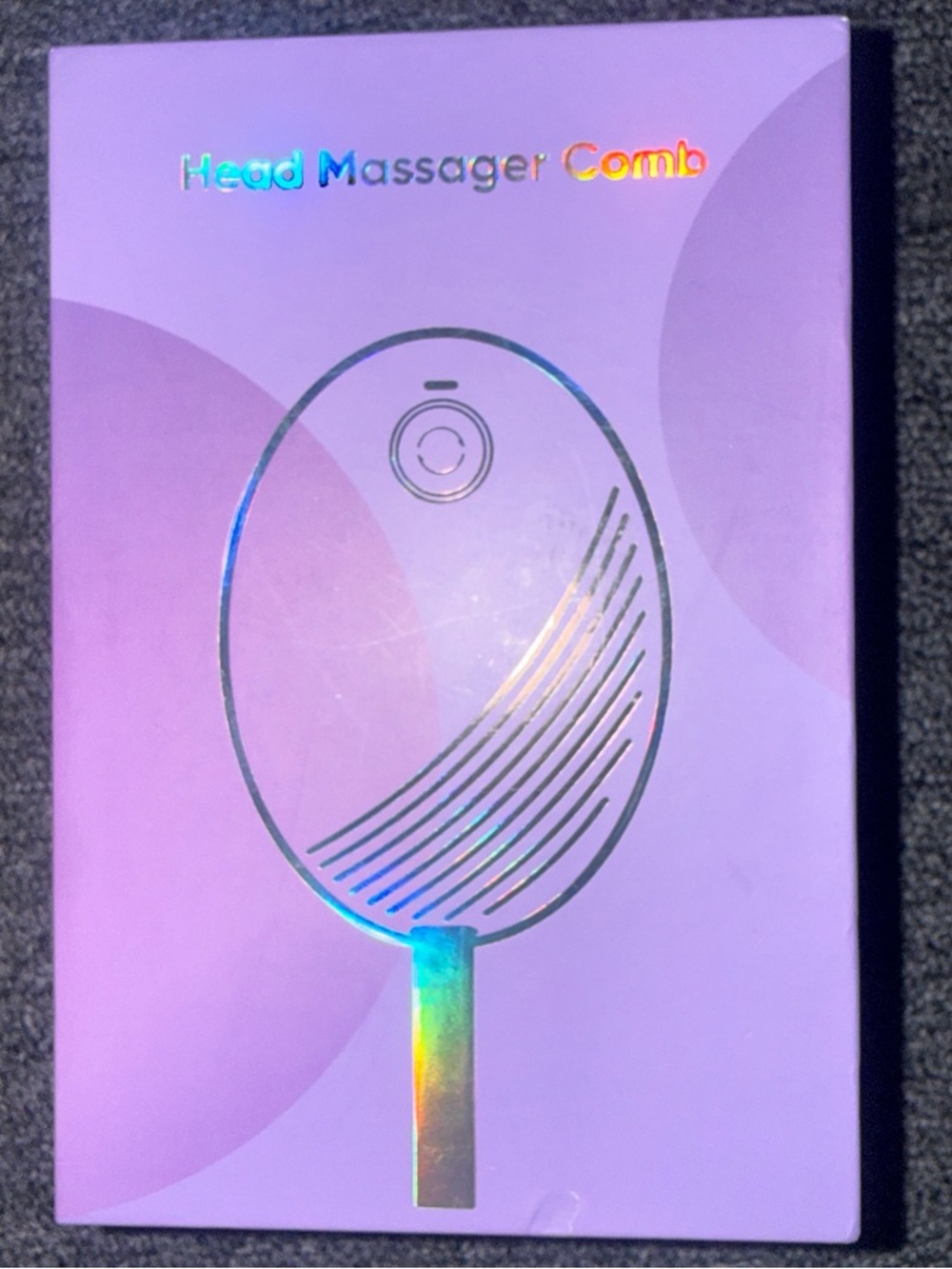 Head Massager Comb - Purple